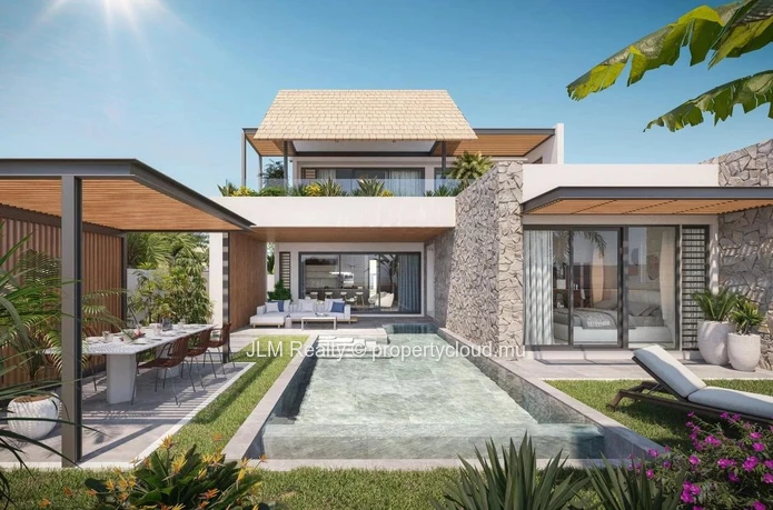 Villa d'exception à vendre dans une résidence pieds dans l'eau avec accès aux services d'un hôtel 5 étoiles-luxe à Wo...