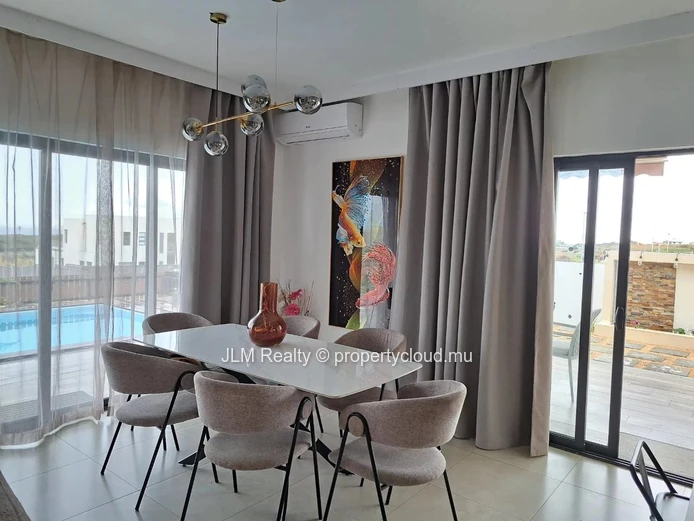 Modern 3-Bedroom Villa with Pool, Sea & Mountain Views, Flic en Flac, Mauritius