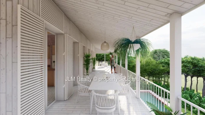 À vendre : Magnifique villa bioclimatique avec vue mer à Baie du Cap, Île Maurice