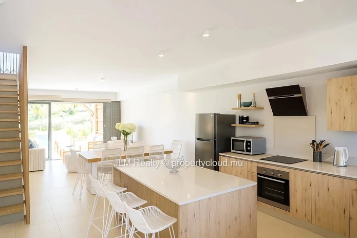 Charming Waterfront Duplex for Rent in Calodyne, Mauritius