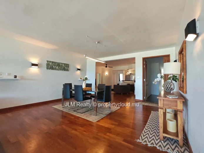 Apartment for rent in Black River, Mauritius with exceptional sea views and views of Le Morne