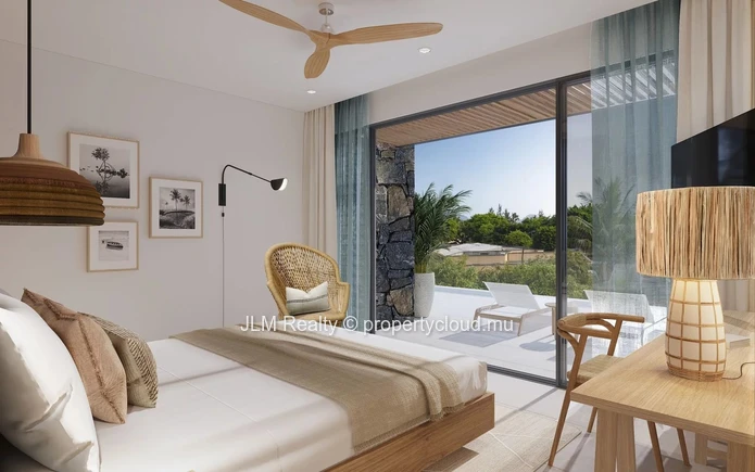 Penthouse avec Piscine Privée et Vue Mer Panoramique à Vendre à Wolmar, Île Maurice