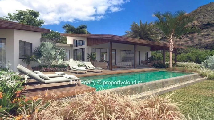 À vendre, prestigieuse villa au sein d’un nouveau resort éco-responsable à Tamarin, Île Maurice