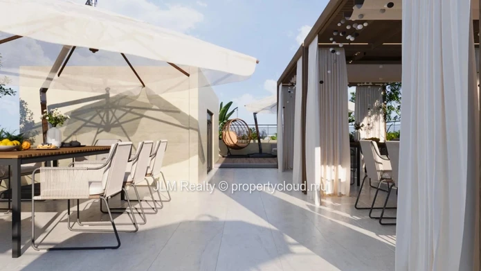 À vendre – Appartement 3 chambres au 1er étage face à la plage à Pereybere, Île Maurice