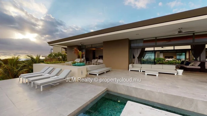 Villa de luxe avec sublime vue sur la mer à vendre à Bel Ombre, Île Maurice