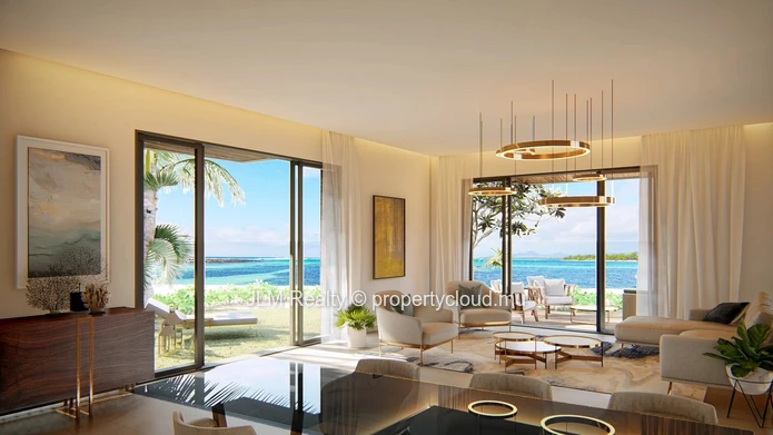 À vendre – Appartement neuf de 3 chambres les pieds dans l’eau, à Poste Lafayette, île Maurice