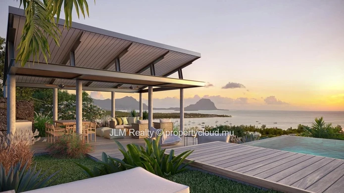 Luxury Villa with Panoramic Ocean and Morne Views for Sale in Black River, Mauritius