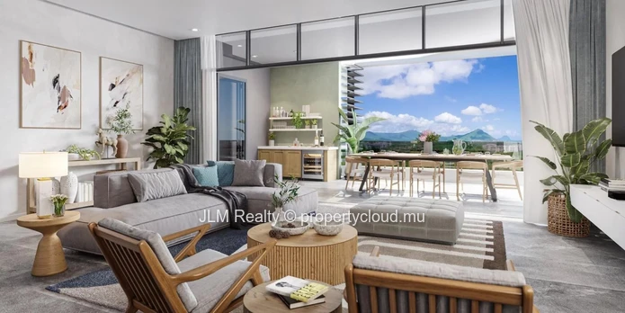 Superb 2-bedroom apartment for sale off-plan in a residential complex in Cascavelle, Mauritius