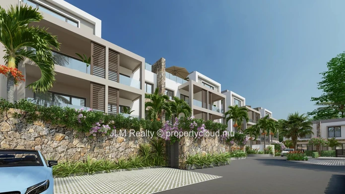 À vendre à Tamarin, Île Maurice : appartement 2 chambres avec terrasses, au cœur de la Smart City