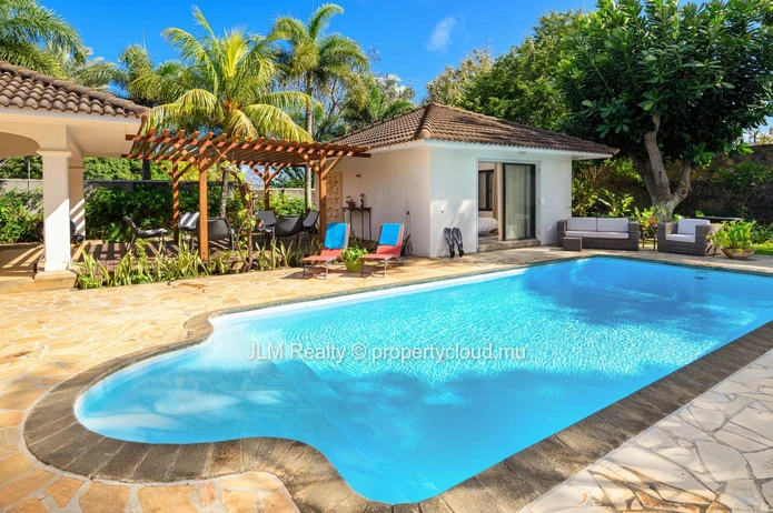 Villa de charme à louer à quelques pas de la plage à Calodyne, Île Maurice