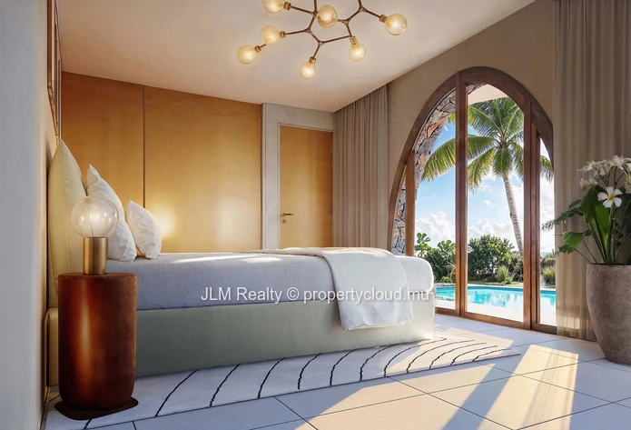 À vendre : Magnifique villa bioclimatique avec vue mer à Baie du Cap, Île Maurice
