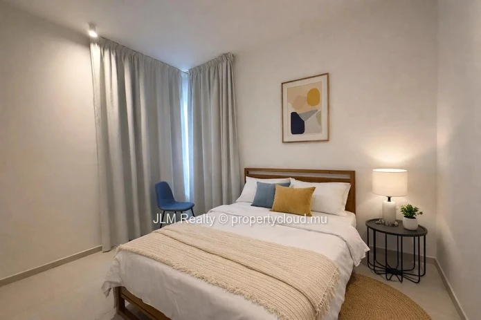 Elegant Beachfront Apartment for Rent in Pointe aux Piments, Mauritius