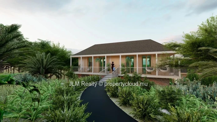 À vendre : Magnifique villa bioclimatique avec vue mer à Baie du Cap, Île Maurice