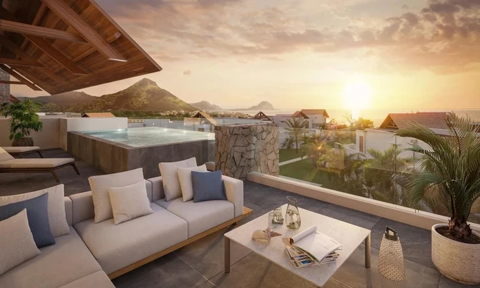 Penthouse de Luxe avec Vue Panoramique à vendre à Wolmar, Île Maurice