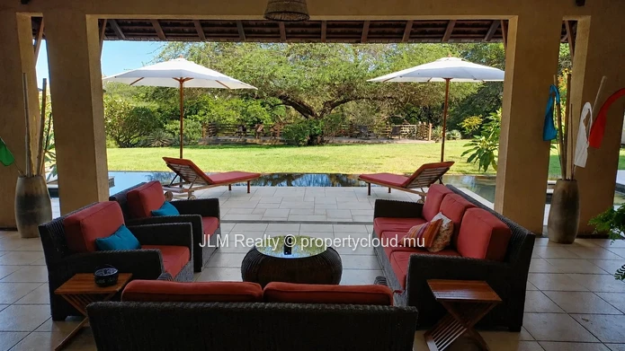 For Rent : Prestigious 4-Bedroom Villa with Pool on Large Plot, Tamarina, Mauritius