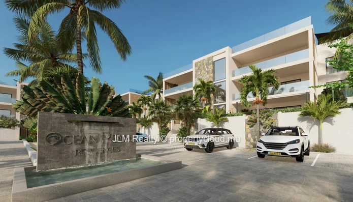 Appartement neuf 3 chambres avec vue mer partielle à vendre à Tamarin, île Maurice
