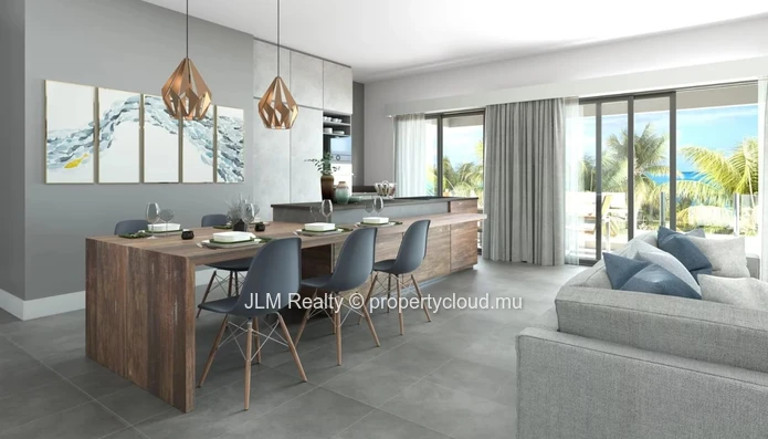Appartement neuf 2 chambres à vendre à Pointe aux Canonniers, à deux pas des plages – Île Maurice