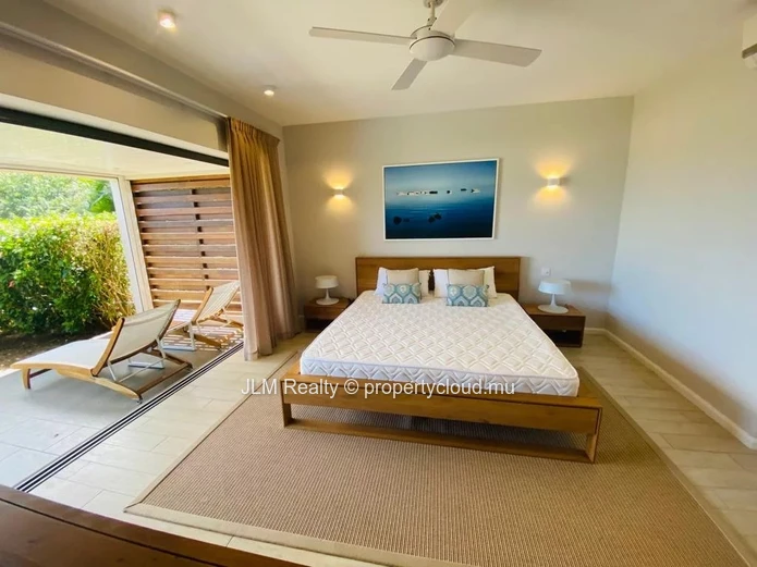 Joli appartement en rez-de-jardin avec piscine privative à vendre à Tamarin, Île Maurice