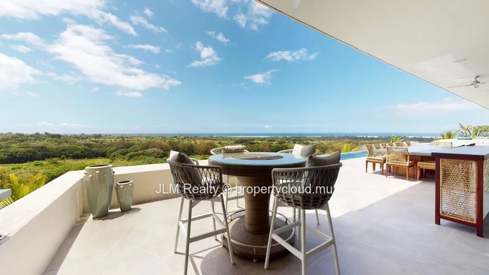 Villa de luxe avec sublime vue sur la mer à vendre à Bel Ombre, Île Maurice