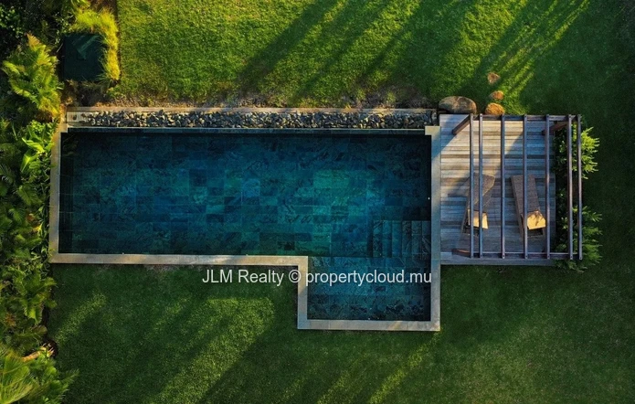 Magnifique villa avec une vue complètement dégagée à vendre à Tamarin, Île Maurice