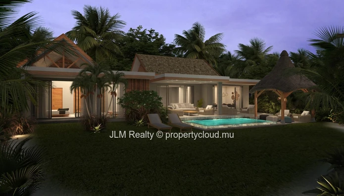 À vendre – Villa contemporaine avec piscine dans un domaine d’exception à Pointe d’Esny, Île Maurice