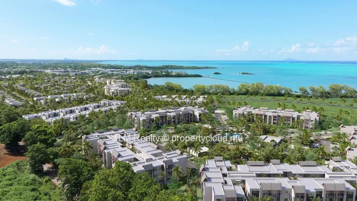 Appartement 1 chambre avec terrasse à vendre à Haute Rive – Résidence haut de gamme sur la côte nord-est de l’île Mau...
