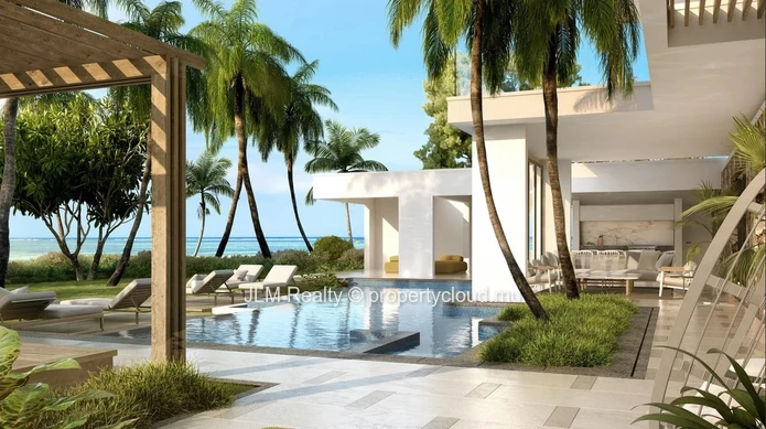 À vendre, villa exclusive dans un resort 5* pieds dans l'eau à Belle Mare sur la côte est de l’Île Maurice