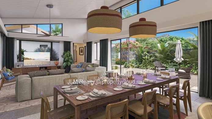 À vendre, prestigieuse villa au sein d’un nouveau resort éco-responsable à Tamarin, Île Maurice