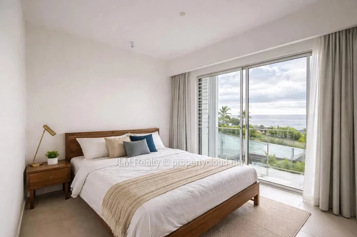 Elegant Beachfront Apartment for Rent in Pointe aux Piments, Mauritius