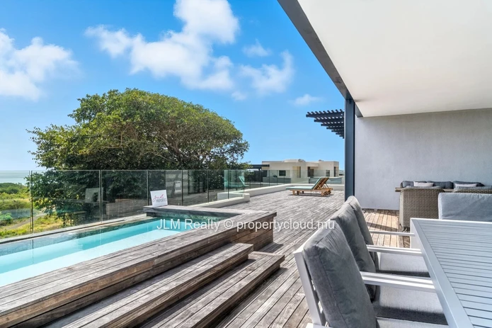 Sea View Penthouse for Rent in St Antoine, Mauritius