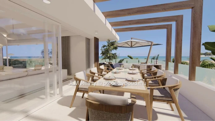 À vendre – Penthouse de prestige dans une résidence pied dans l’eau à Balaclava, île Maurice