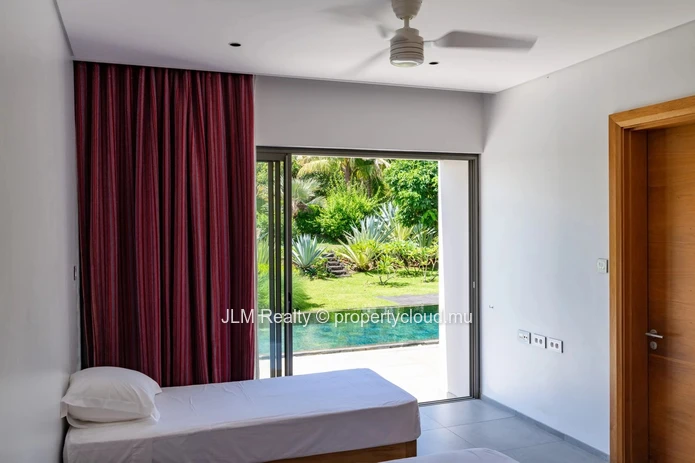 Elegant Balinese Villa with a Stunning Pool for Sale on the East Coast of Mauritius.