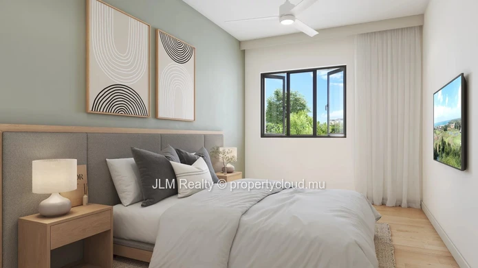 Appartement 2 chambres avec terrasse à vendre à Haute Rive – Résidence premium sur la côte nord-est de l’île Maurice