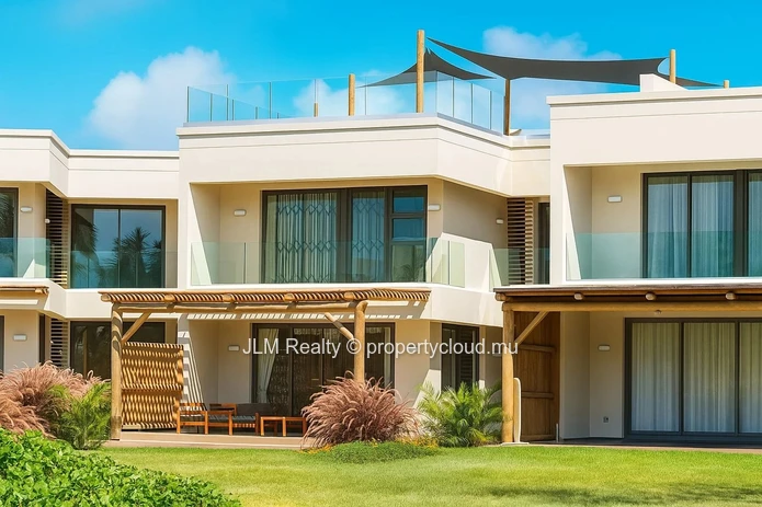 Charming Waterfront Duplex for Rent in Calodyne, Mauritius