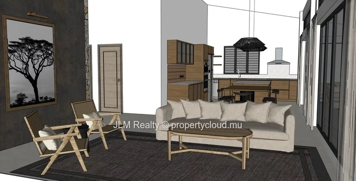 Contemporary 4-Bedroom Villa with Private Pool for Sale, Tamarin, Mauritius