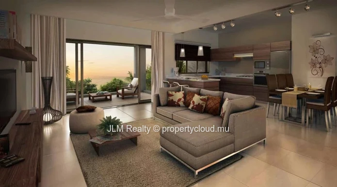 New 2-Bedroom Penthouse with Private Rooftop for Sale in Pointe aux Canonniers, Just Steps from the Beach – Mauritius