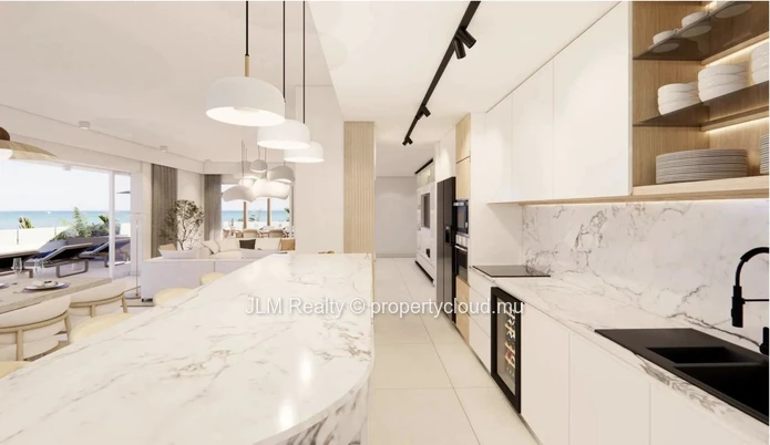 À vendre – Penthouse de prestige dans une résidence pied dans l’eau à Balaclava, île Maurice
