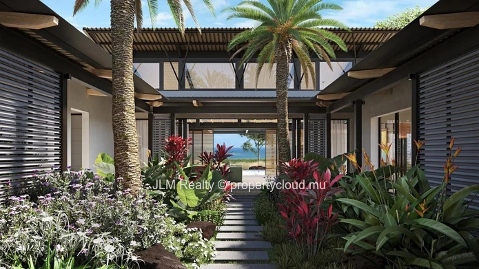 Villa bioclimatique de luxe à vendre au sein d’un domaine golfique à Rivière Noire, Île Maurice