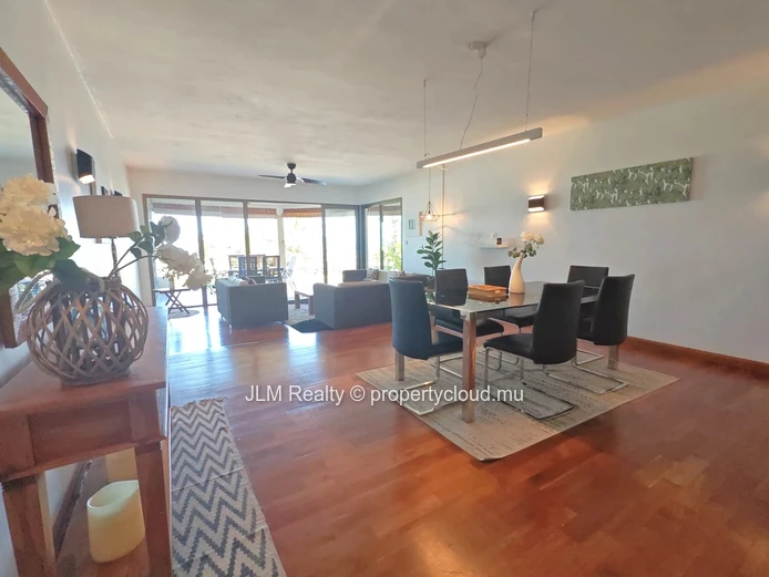 Apartment for rent in Black River, Mauritius with exceptional sea views and views of Le Morne