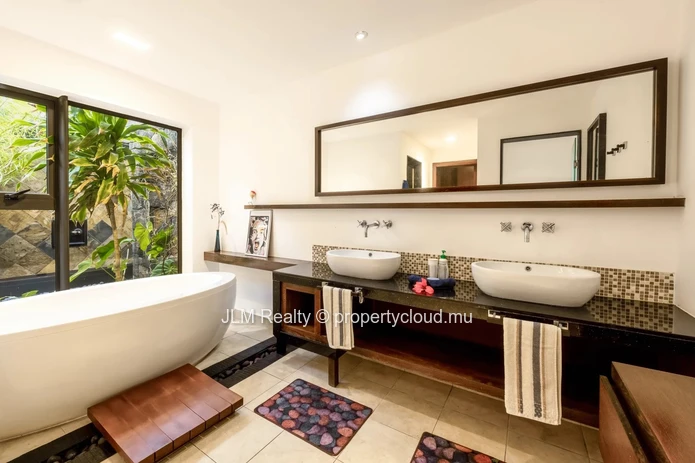 Exceptional Villa for Sale in Bel Ombre, Mauritius – Steps from the Lagoon and a 5-Star Hotel