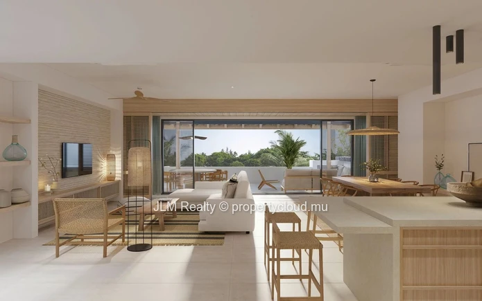 Penthouse avec Piscine Privée et Vue Mer Panoramique à Vendre à Wolmar, Île Maurice