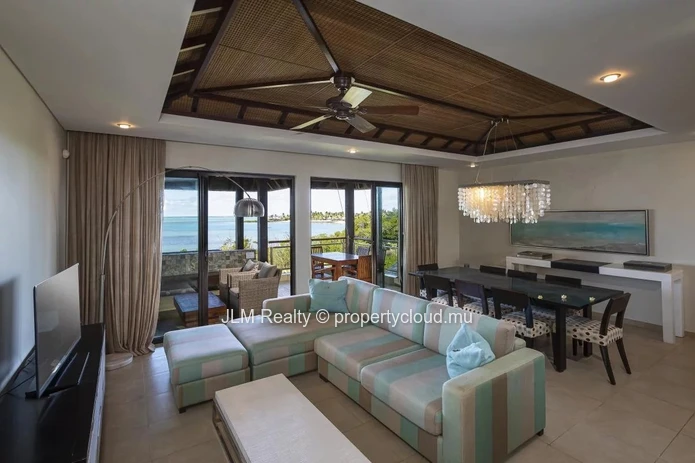 Appartement vue mer à vendre dans un domaine golfique à Beau Champ, sur la côte est de l’Île Maurice