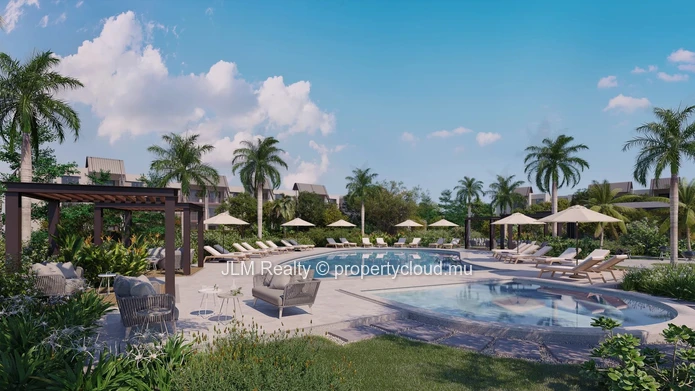 Appartement 1 chambre avec terrasse à vendre à Haute Rive – Résidence haut de gamme sur la côte nord-est de l’île Mau...