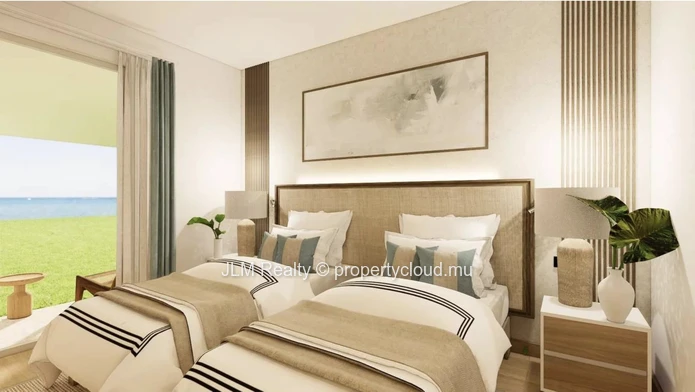 À vendre – Appartement de luxe en rez-de-chaussée avec piscine privée, au sein d’une résidence pied dans l’eau à Bala...