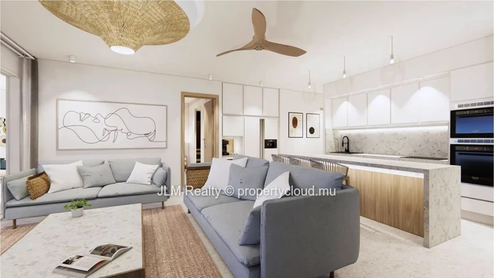 À vendre – Appartement de luxe en rez-de-chaussée avec piscine privée, au sein d’une résidence pied dans l’eau à Bala...