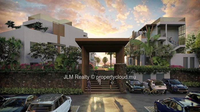 À vendre – Appartement neuf de 3 chambres les pieds dans l’eau, à Poste Lafayette, île Maurice