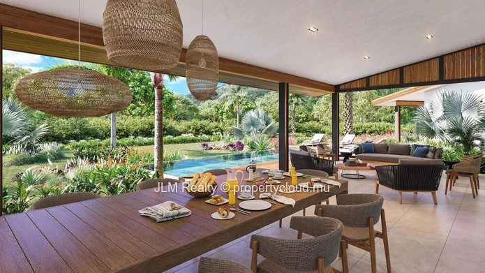 À vendre, prestigieuse villa au sein d’un nouveau resort éco-responsable à Tamarin, Île Maurice