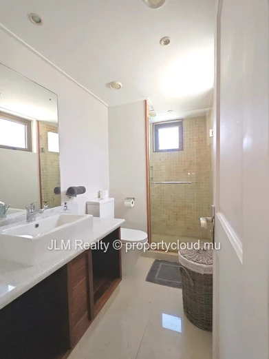 Apartment for rent in Black River, Mauritius with exceptional sea views and views of Le Morne