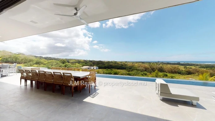 Villa de luxe avec sublime vue sur la mer à vendre à Bel Ombre, Île Maurice