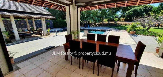 5-bedroom luxury villa for sale at the Tamarina Golf Estate in Tamarin, Mauritius